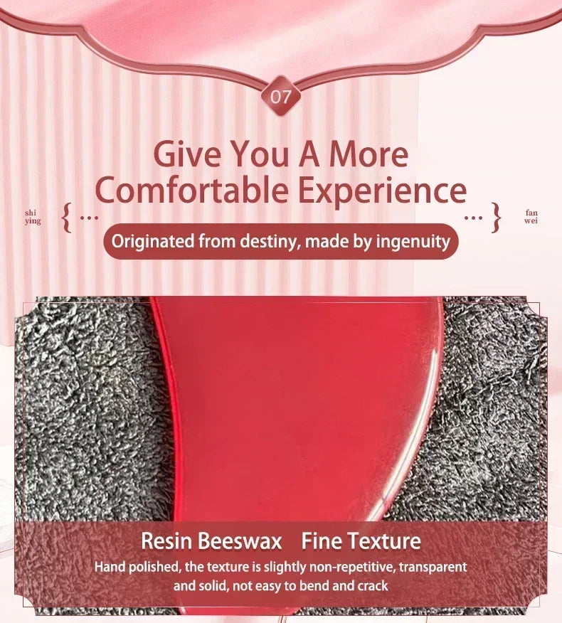 3-Piece Resin Gua Sha Facial Roller Set – Face & Body Massage Tools