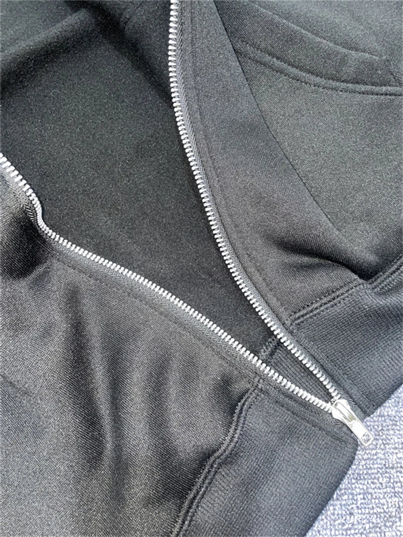 Zipper Hoodies Women/Men Trendy Long Sleeve Hooded Fleece Sweatshirt Casual Campus Streetwear Sportswear Hot Sales High Quality