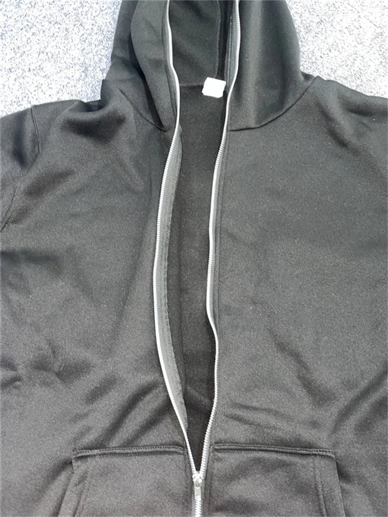 Zipper Hoodies Women/Men Trendy Long Sleeve Hooded Fleece Sweatshirt Casual Campus Streetwear Sportswear Hot Sales High Quality