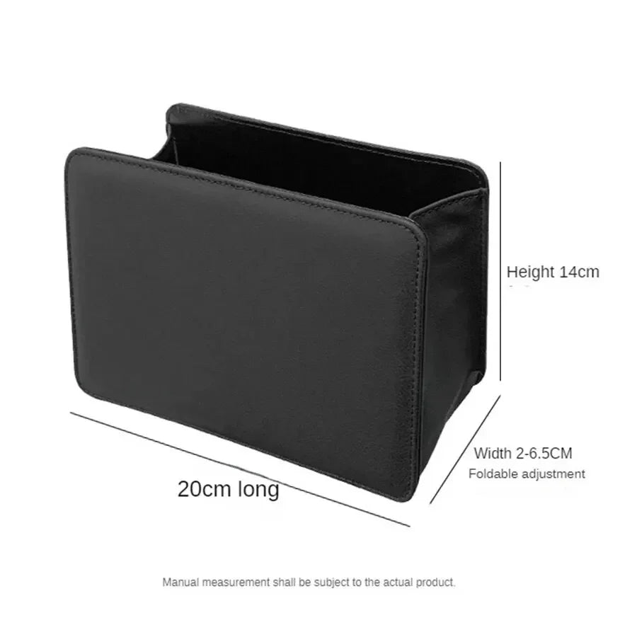 Car Trash Can Car Door Storage Box Foldable Seat Back Hanging Storage Bag Storage Box Car Interior Products