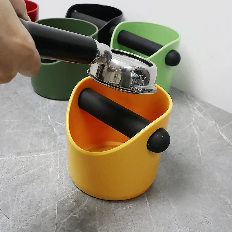 Espresso Knock Box – Anti-Slip Coffee Grounds Dump Bin for Baristas
