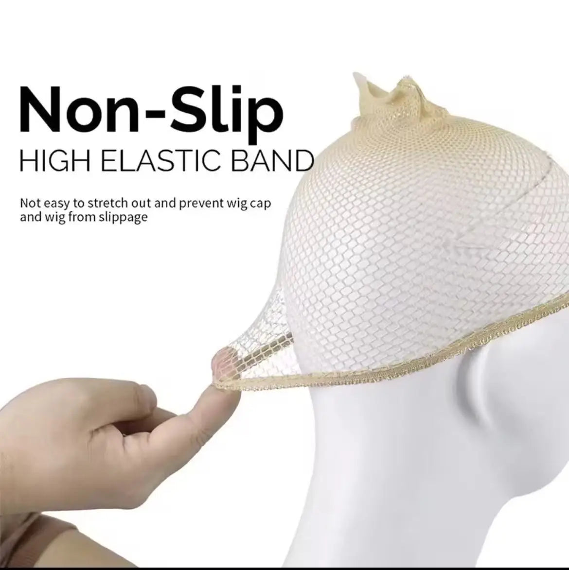 Nylon Hair Net New Stretchable Elastic Hairnets Fashion Mesh Weaving Wig Caps For Women Making Wig Tools