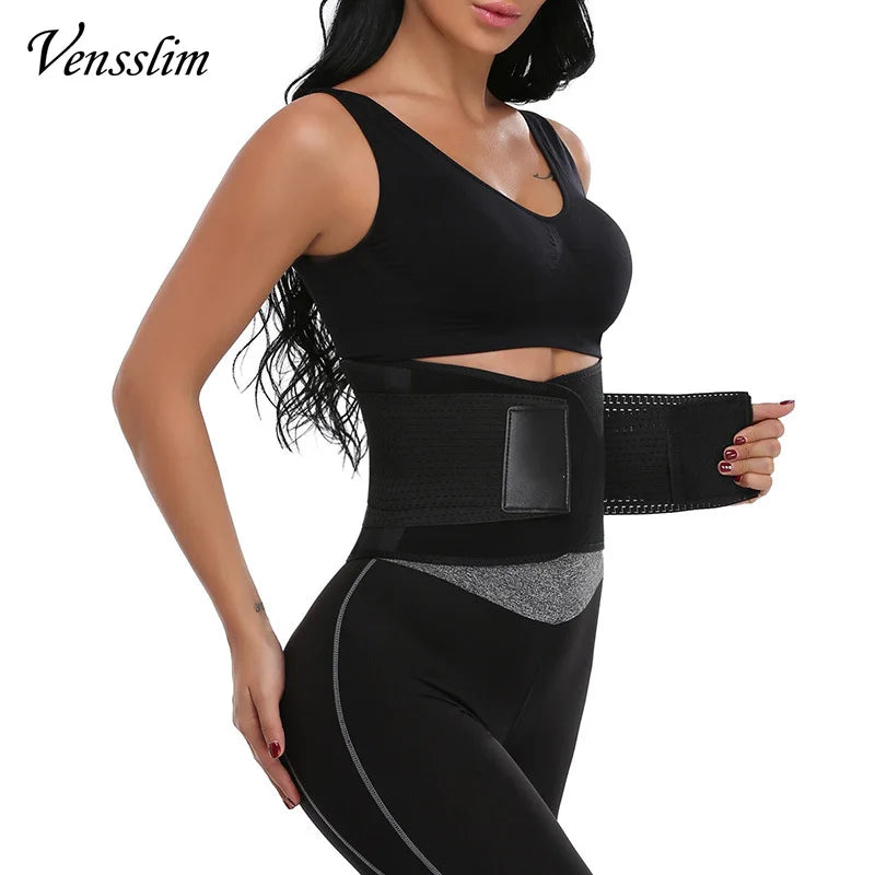 Women's Sauna Sweat Waist Trainer Belt – Abdomen Trimmer & Slimming Girdle