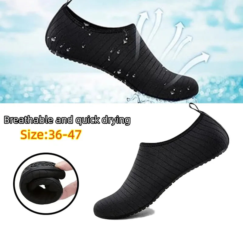 Quick-Dry Amphibious Water Shoes – Barefoot Feel Beach & Swim Sneakers