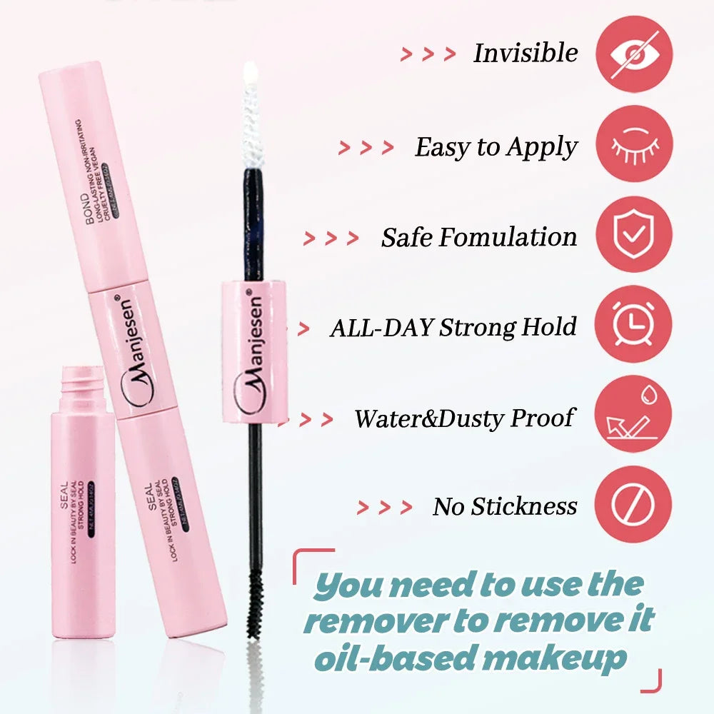 DIY Wimpers Extension Kit Wimpers 200 Stuks Clusters Wimpers Bond en Seal Make-up Tools voor Wimpers Lijmen Lijm Accessoires