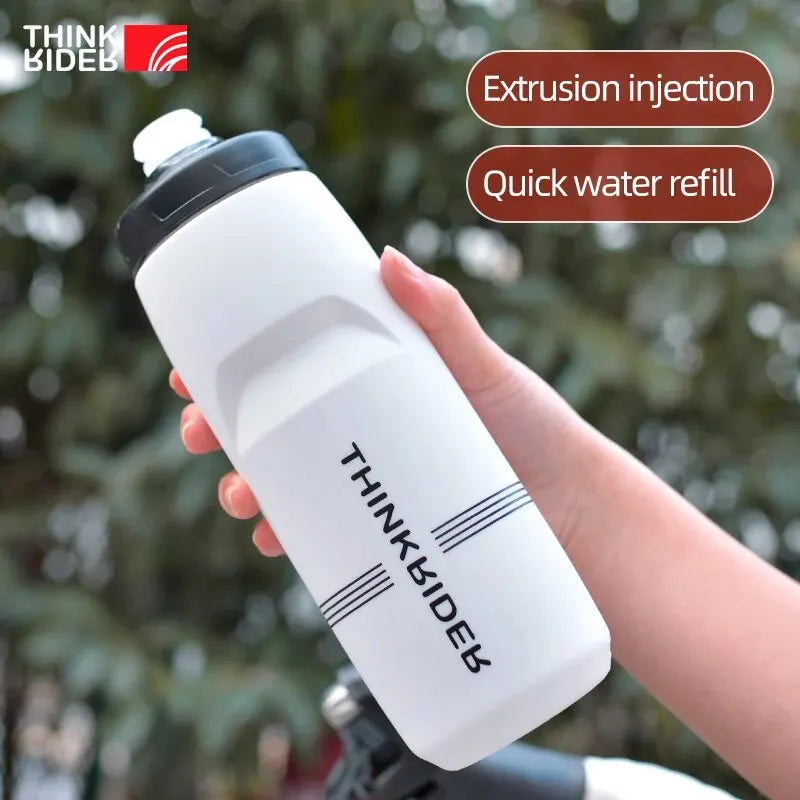 ThinkRider MTB Cycling Water Bottle – 620ml & 750ml Squeeze Sports Bottle