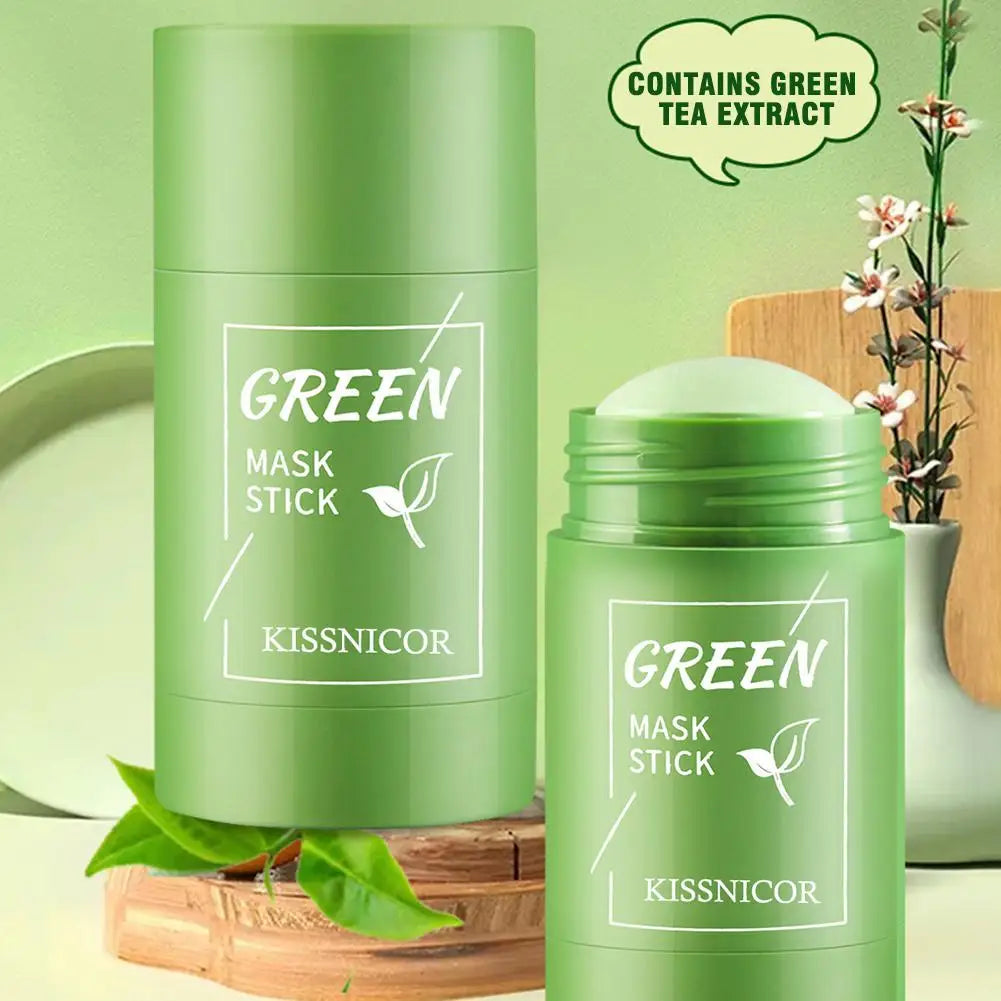 Korean Green Tea Purifying Face Mask – Deep Pore Cleansing & Moisturising