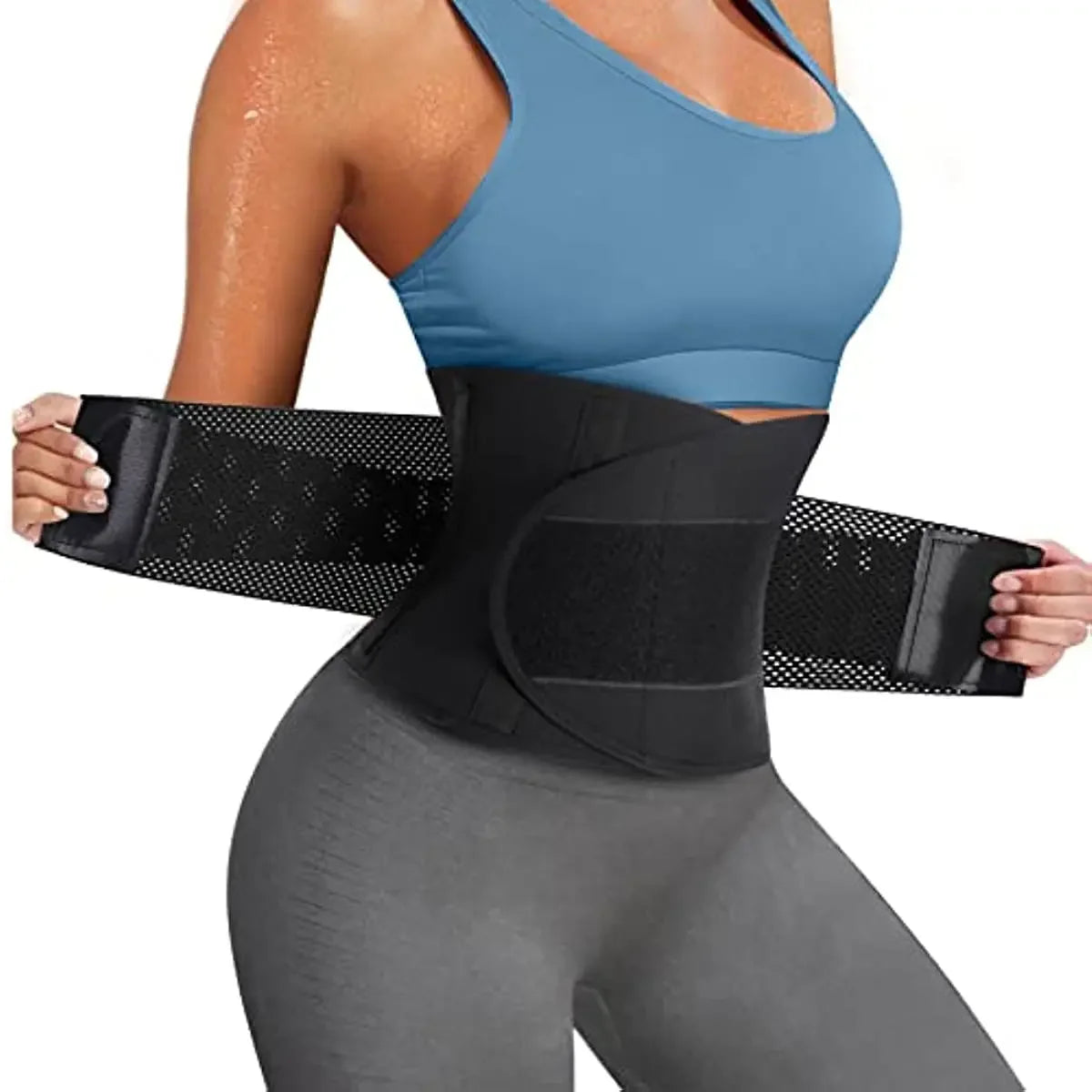 Women's Sauna Sweat Waist Trainer Belt – Abdomen Trimmer & Slimming Girdle