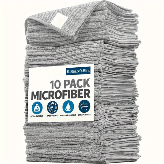 Ultra-Fine Microfibre Kitchen Cleaning Cloth Set – Absorbent & Soft