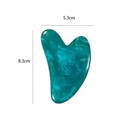 3-Piece Resin Gua Sha Facial Roller Set – Face & Body Massage Tools