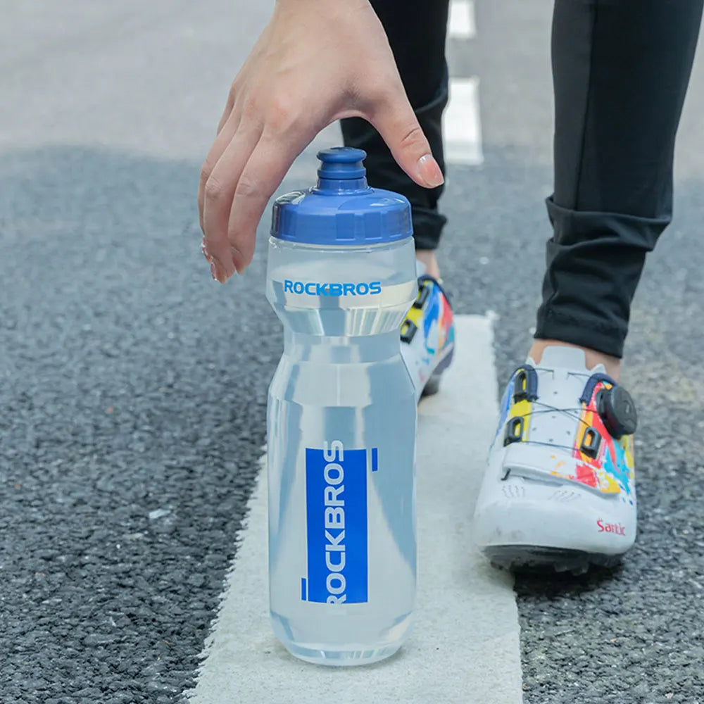 ROCKBROS Cycling Water Bottle & Cage Set – 750ml BPA-Free Sports Bottle