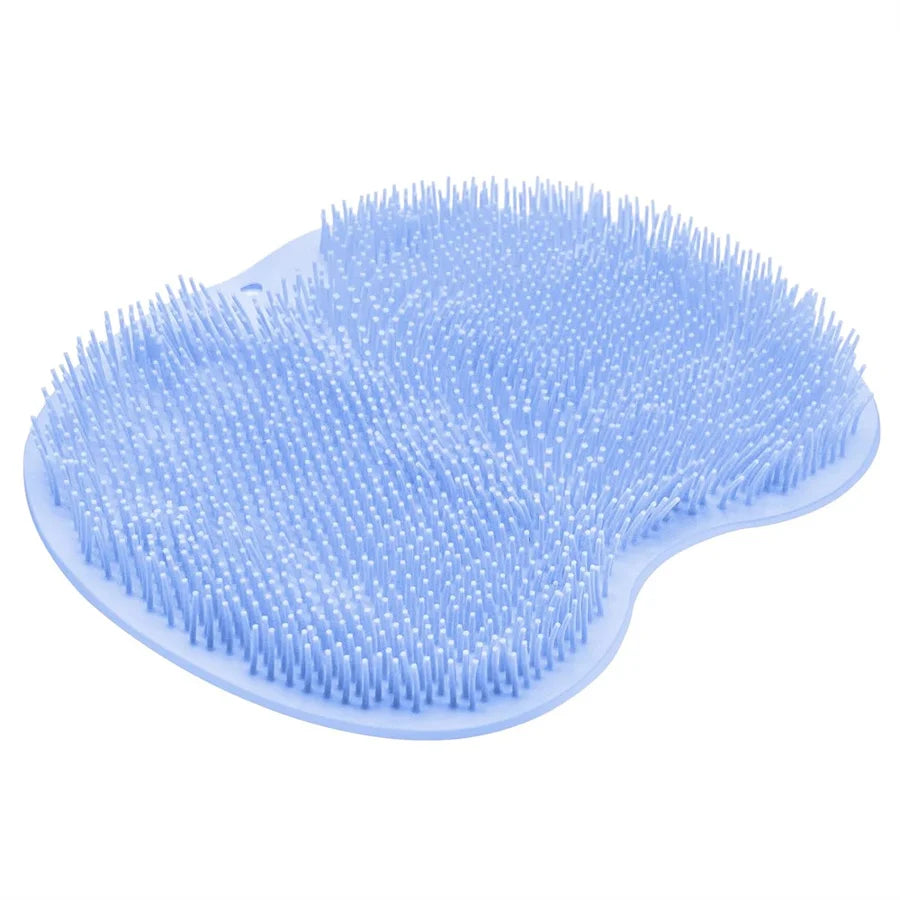 Foot Scrubber Mat & Back Washer – Shower Exfoliating Pad with Suction Cups