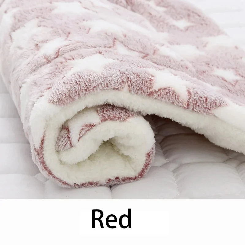 Flannel Pet Sleeping Mat & Sofa Bed – Soft Winter Blanket for Dogs & Cats