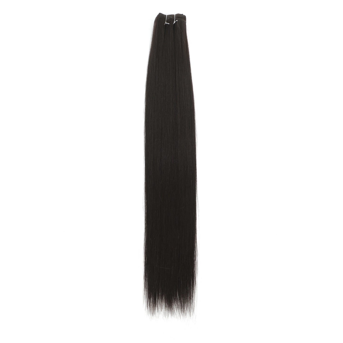 Bone Straight Synthetic Hair Bundles – Natural Super Long Yaki Straight Hair Weaving Extensions