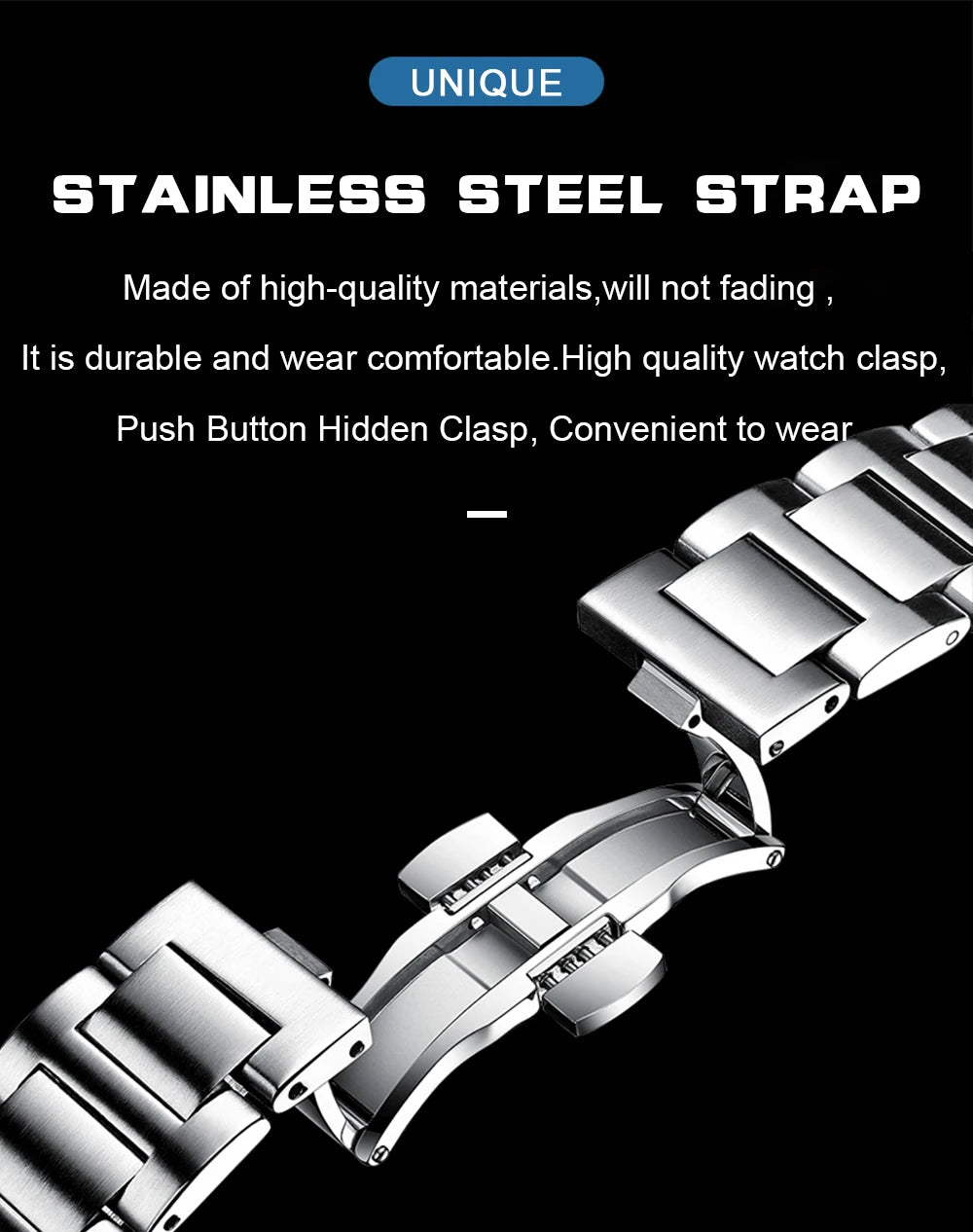 POEDAGAR Luxury Square Men Wristwatch Waterproof Luminous Date Stainless Steel Sports Male Clock Business Quartz Watches For Men