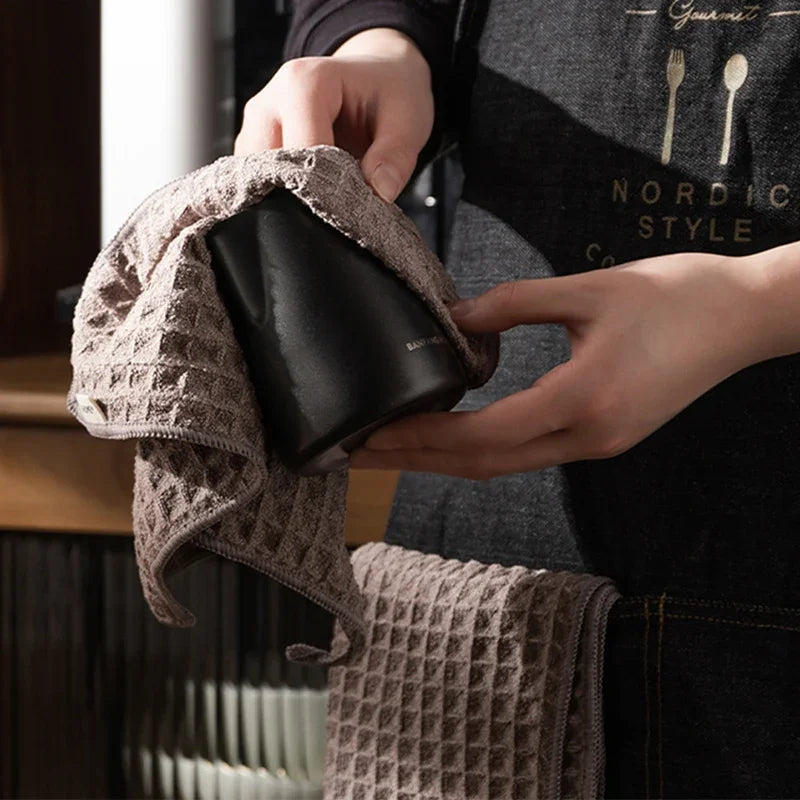 Super-Absorbent Barista Bar Towel – Lint-Free Coffee Machine Cleaning Cloth