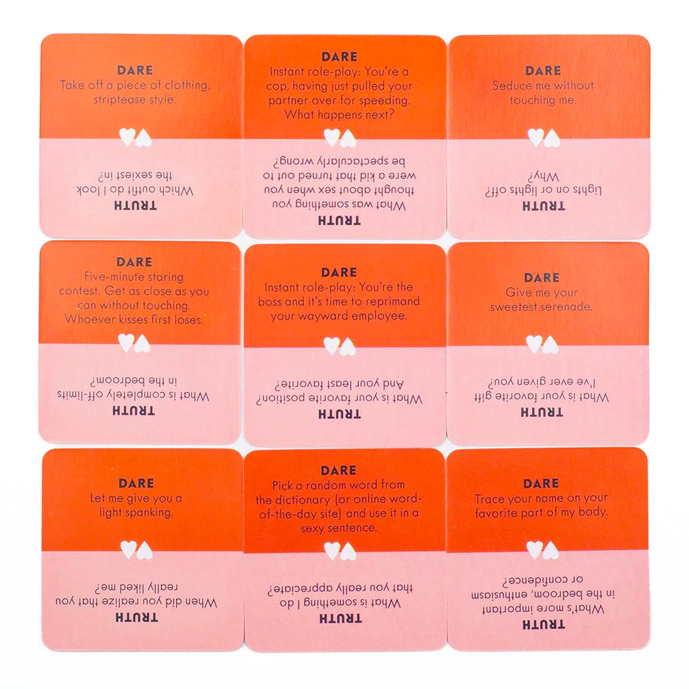 Truth or Dare Couples Card Game – 51 Sexy & Fun Questions for Date Nights