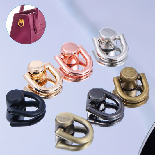 4-Pack D-Ring Rivet Studs for Leather Bags – Metal Strap Hardware Screws