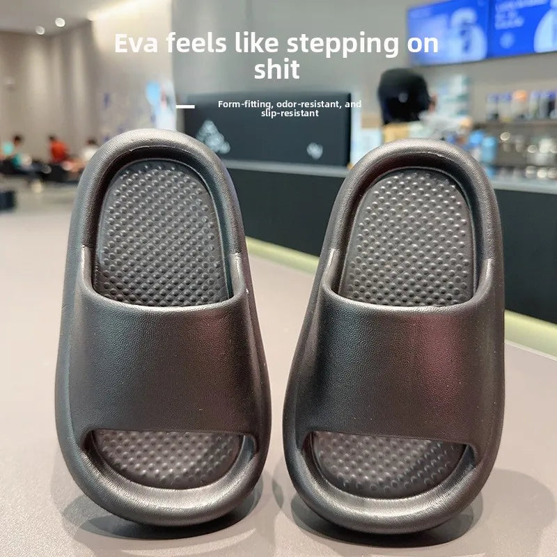 2026 Children's Slippers for Summer Boys and Girls Indoor Bathroom Soft-Soled Thickened Anti-Slip Baby Slippers and Cool Sandals