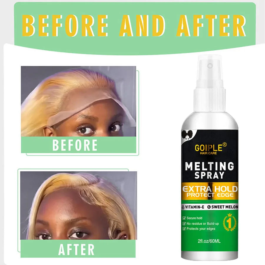 GOIPLE Beginners Lace Wig Styling Products Long-Lasting Finishing Wax Stick and Edge Control Gel Wig Bonding Glue Small Size Kit