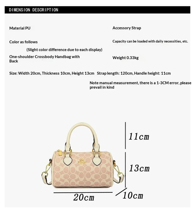 Latest trendy ladies' light luxury retro high-end versatile handbag, single shoulder crossbody bag, mini classic pillow bag