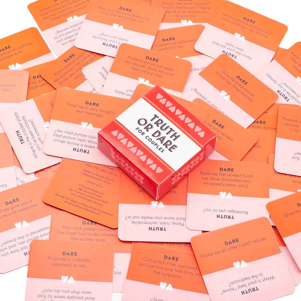 Truth or Dare Couples Card Game – 51 Sexy & Fun Questions for Date Nights
