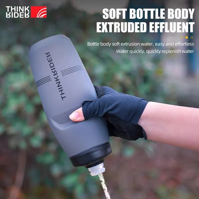 ThinkRider MTB Cycling Water Bottle – 620ml & 750ml Squeeze Sports Bottle