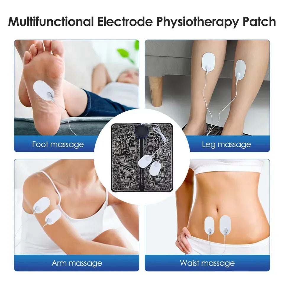 Electric Foot Massager Pad – EMS Muscle Relaxation Trainer for Home & Fitness