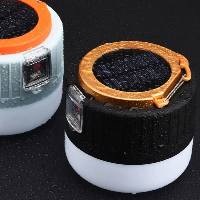 LED Camping Light USB Rechargeable Bulb High Power Outdoor Tent Lamp Portable Lantern Emergency Lighting Lights For BBQ Hiking