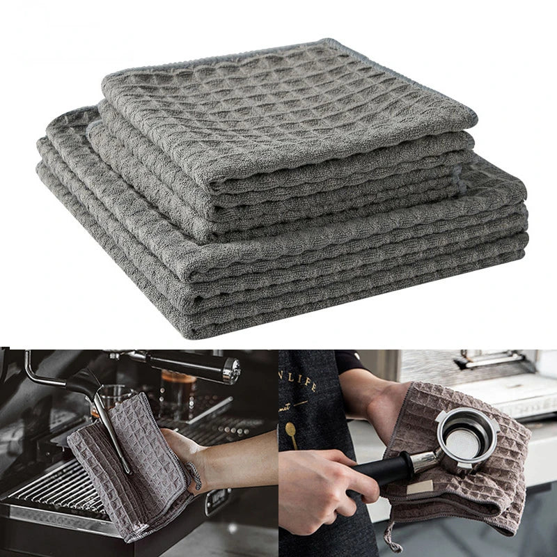 Super-Absorbent Barista Bar Towel – Lint-Free Coffee Machine Cleaning Cloth