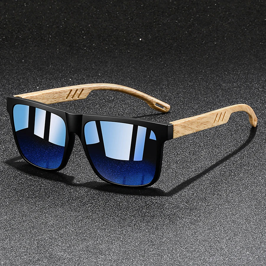 Vintage Square Frame Polarized Sunglasses – UV400 Fashion Eyewear for Men & Women