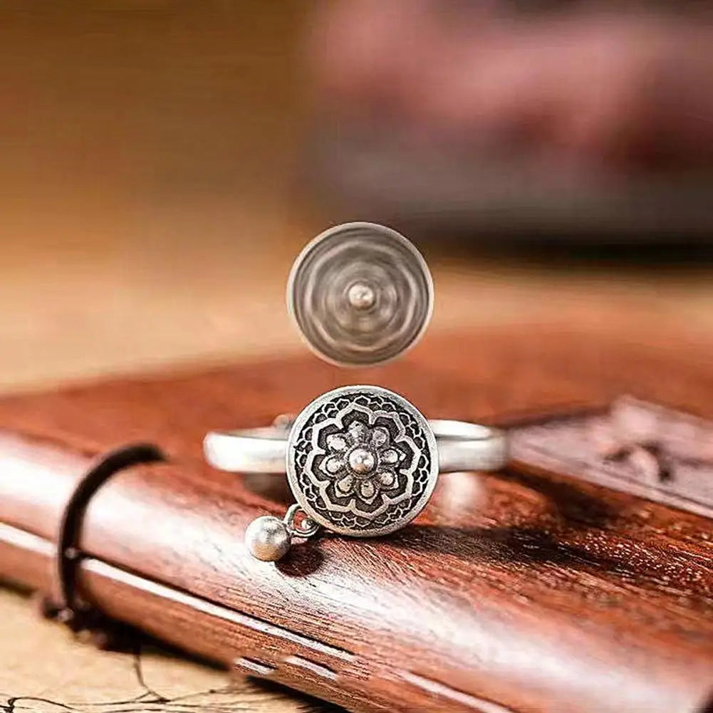 Rotation Lotus Seat Rings for Anxiety Stress Relief Women Mood Management Gifts