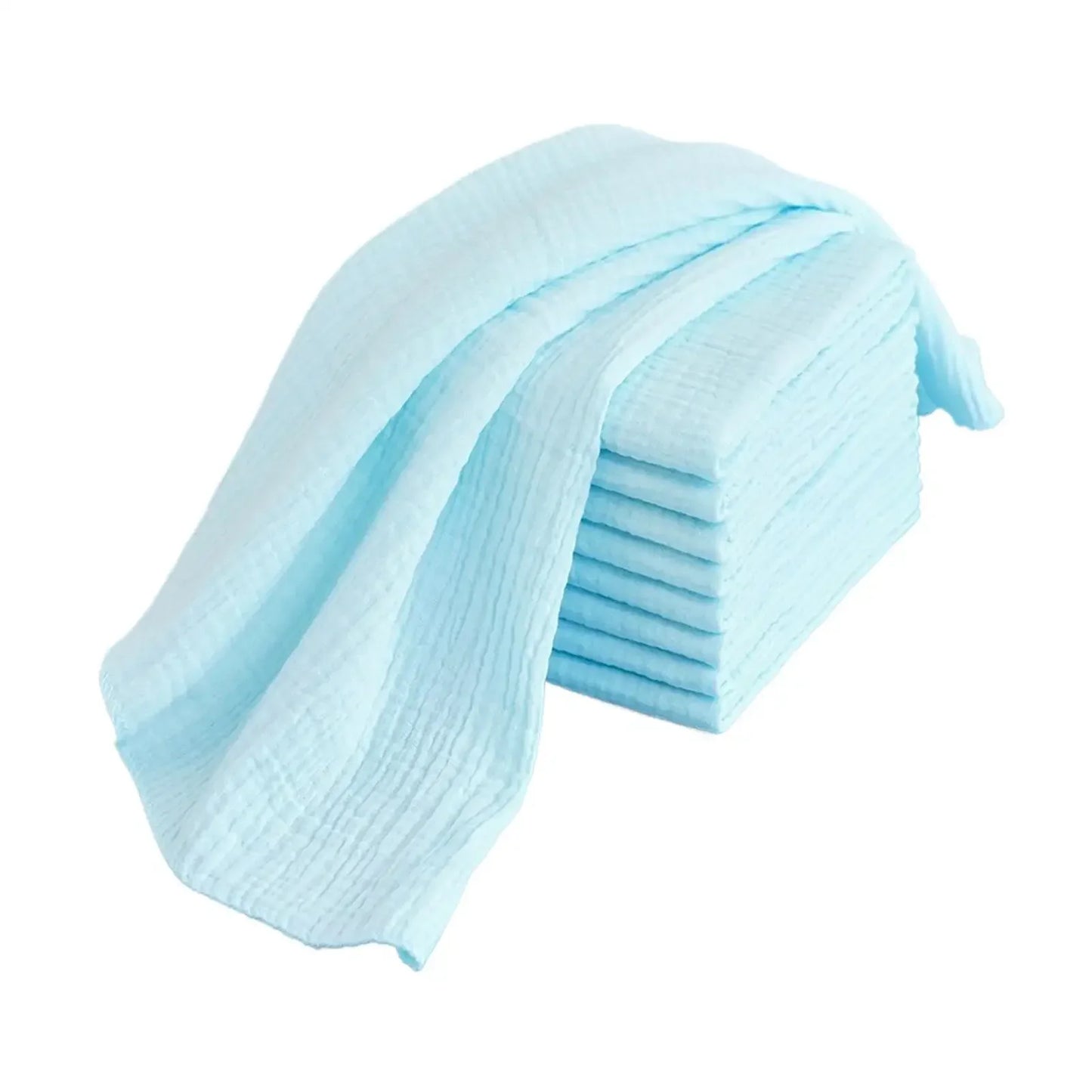 100% Cotton Baby Nappy for Newborn Changing 5-10PCS Baby Gauze Diapers 43x45cm Washable Reusable Double Layer Soft Baby Towels