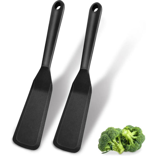 Food-Grade Silicone Thin Spatula – Heat-Resistant Non-Scratch Cooking Tool