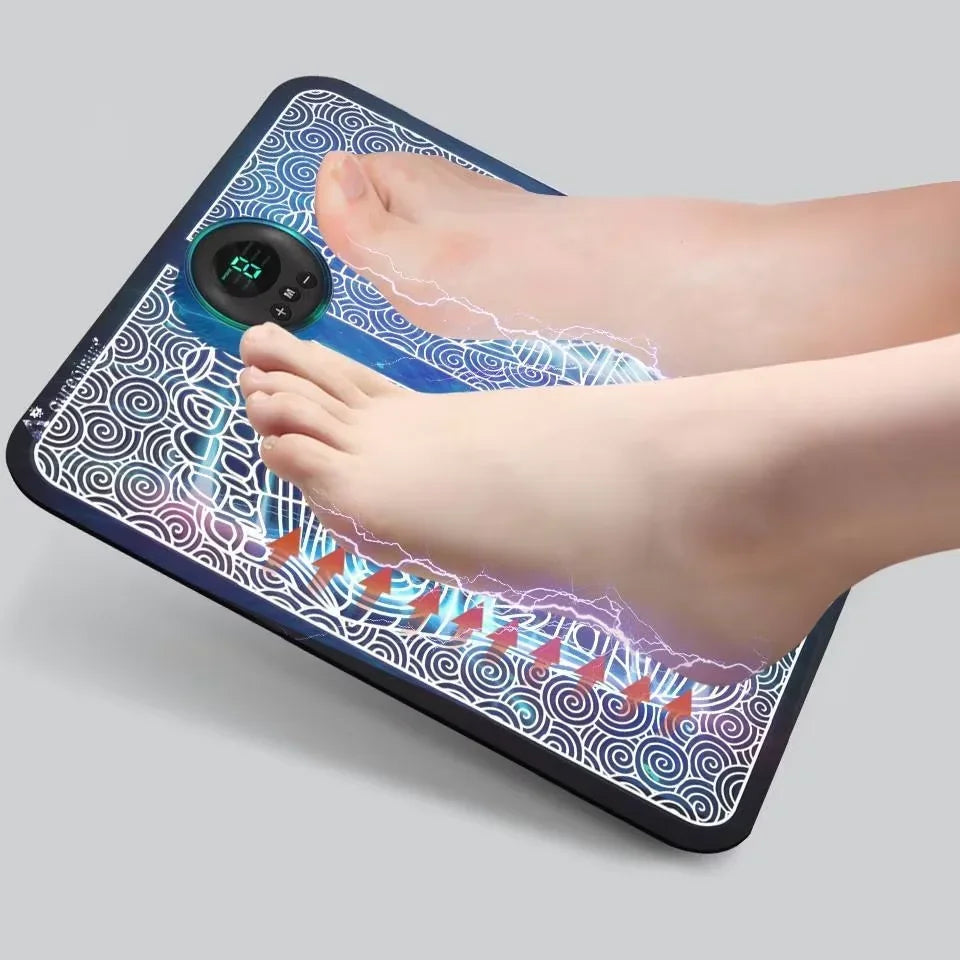Electric Foot Massager Pad – EMS Muscle Relaxation Trainer for Home & Fitness