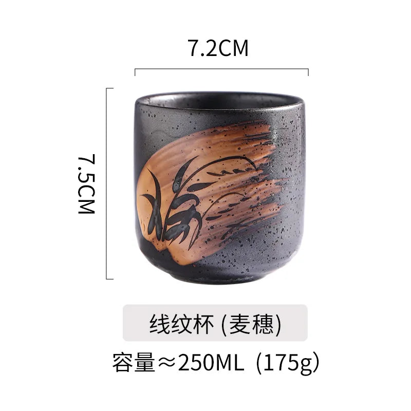 Japanese Ceramic Coffee & Matcha Stacking Cups – Stackable Sake & Water Cups