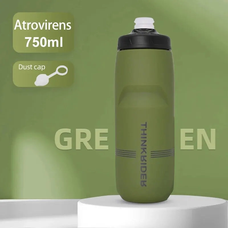 ThinkRider MTB Cycling Water Bottle – 620ml & 750ml Squeeze Sports Bottle