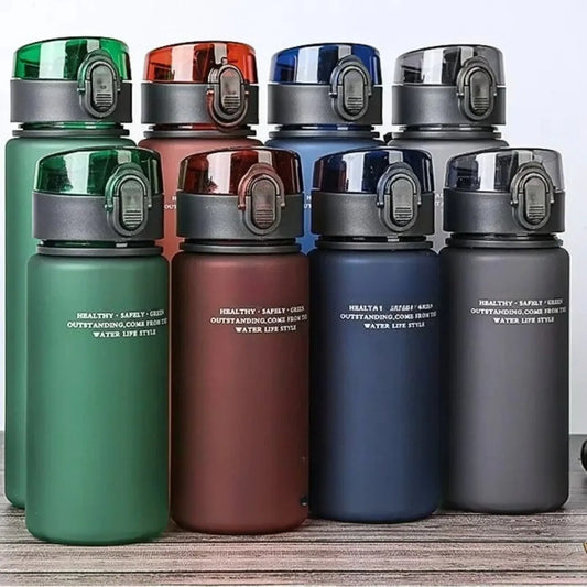Leak-Proof BPA-Free Sports Water Bottle – 400ml & 560ml with Time Marker