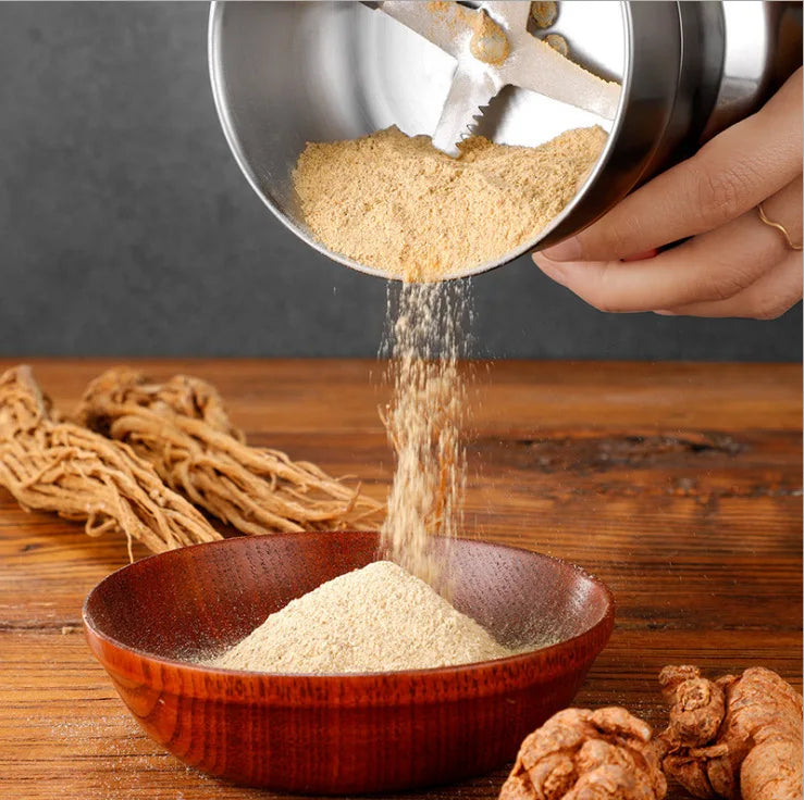 Multifunctional 4-Blade Electric Coffee & Spice Grinder – 50–300ml