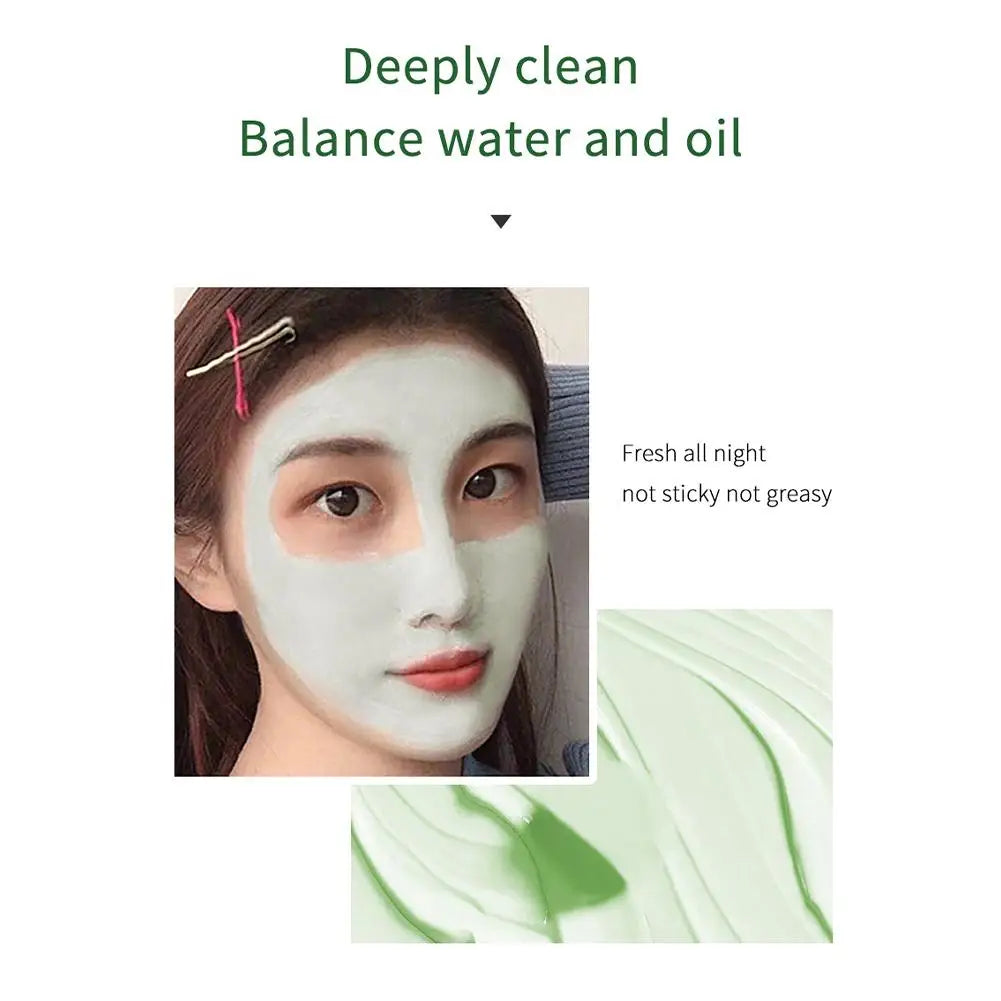 Korean Green Tea Purifying Face Mask – Deep Pore Cleansing & Moisturising