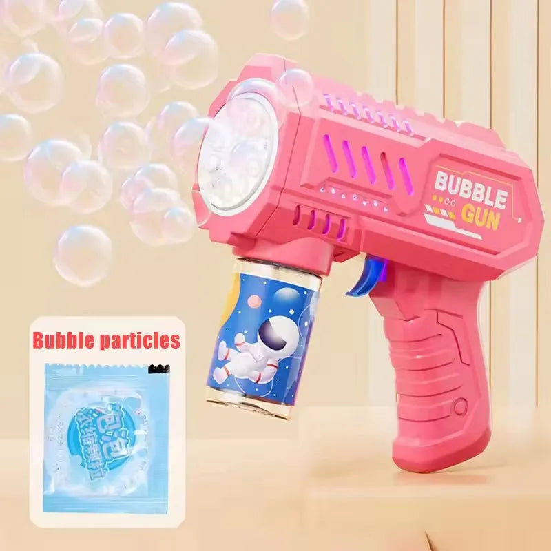 Automatic Bubble Gun — Rocket Bubble Machine for Kids & Outdoor Fun
