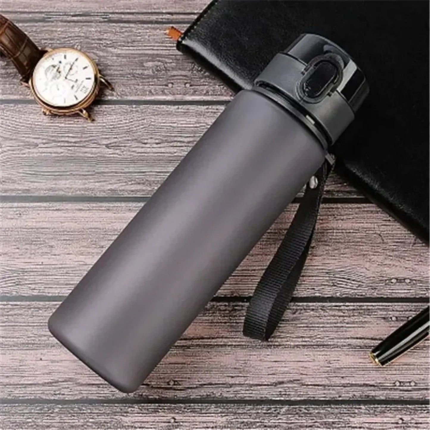 Leak-Proof BPA-Free Sports Water Bottle – 400ml & 560ml with Time Marker