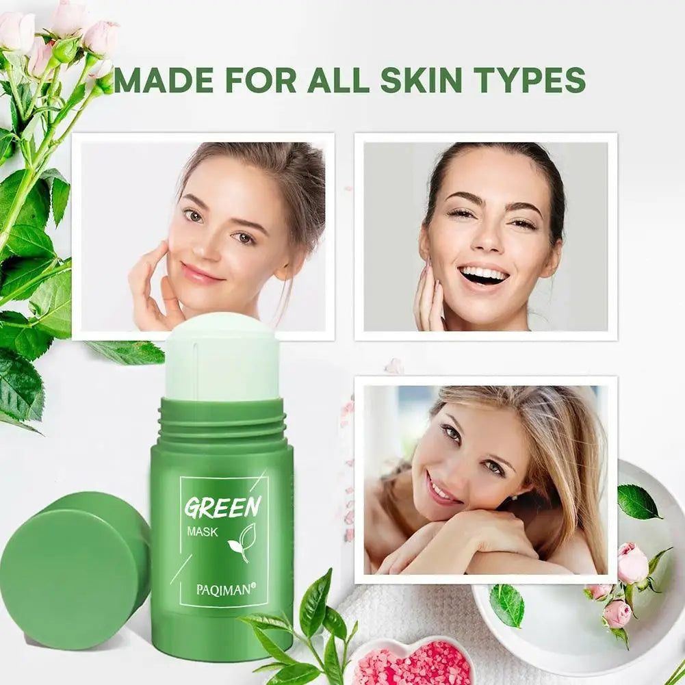 Korean Green Tea Purifying Face Mask – Deep Pore Cleansing & Moisturising