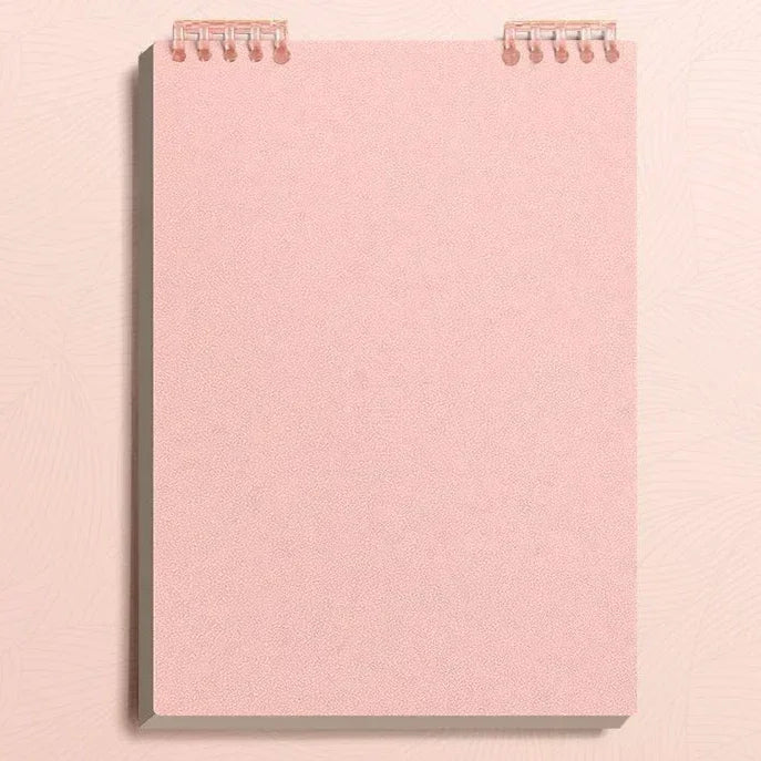 A5 60 Sheets Planner Thick Notebook Spiral Binding Loose-leaf Notebooks with Lines Pages for School Office Stationery Supplies
