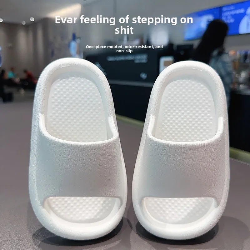 2026 Children's Slippers for Summer Boys and Girls Indoor Bathroom Soft-Soled Thickened Anti-Slip Baby Slippers and Cool Sandals