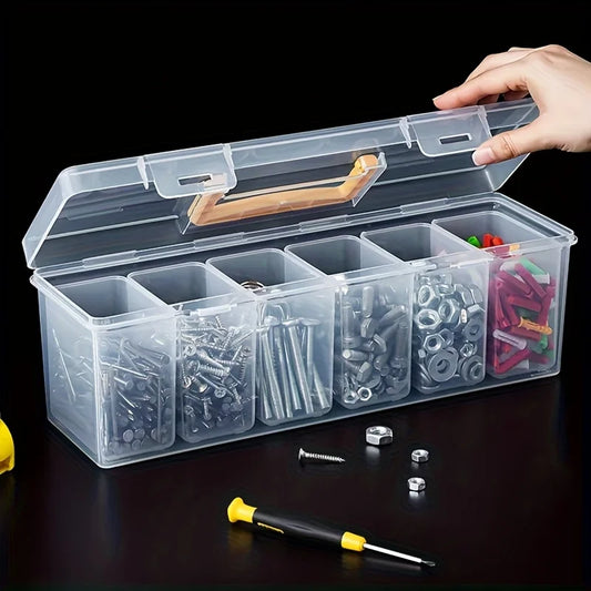 Multi-Compartment Tool & Parts Organiser Box Set – Screws, Hardware & Accessories