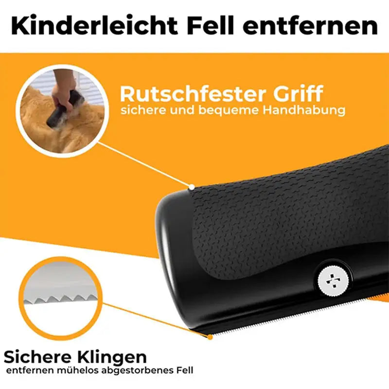 Professional Pet Deshedding Brush — Self-Cleaning Grooming Tool for Dogs & Cats