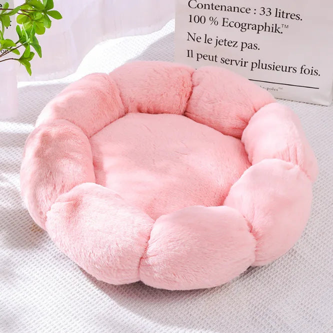 Wasbaar Pluche Orthopedisch Huisdierbed – Knuffelkussenmat voor Puppy's & Kittens