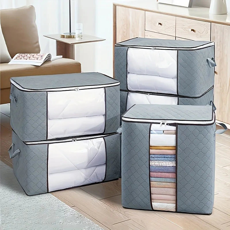 Extra Large Portable Storage Bag with Window – Clothing & Quilt Organiser