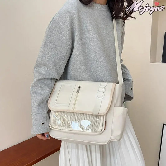 Y2K Transparent Itabag Japanese Crossbody School Bag for Girls